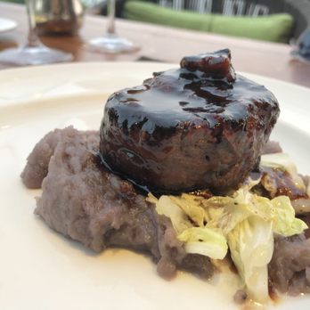 Manta - Filet on mashed sweet potato. Despite presentation it was ono! - Hawaiian Near Me - Kamuela, Hawaii Manta - Filet on mashed sweet potato. Despite presentation it was ono! - Hawaiian Near Me - Kamuela, Hawaii