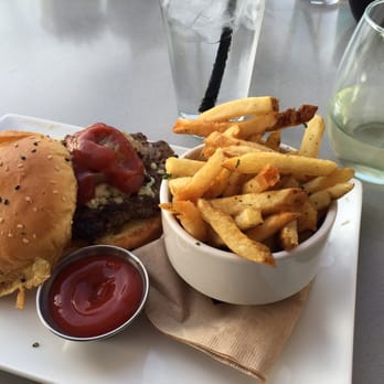Eureka! - Blue cheese burger and white wine - American Near Me - Irvine, California Eureka! - Blue cheese burger and white wine - American Near Me - Irvine, California