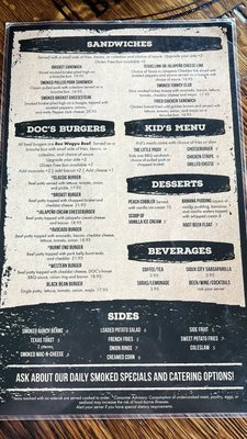 Menu photo 5 Doc’s BBQ & Whiskey Prescott, AZ Menu photo 5 Doc’s BBQ & Whiskey Prescott, AZ