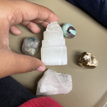 Nola Rock - Selenite, Fluorite, Amazonite, Ocean Jasper, and Rose Quartz - Jewelry Near Me - New Orleans, Louisiana Nola Rock - Selenite, Fluorite, Amazonite, Ocean Jasper, and Rose Quartz - Jewelry Near Me - New Orleans, Louisiana