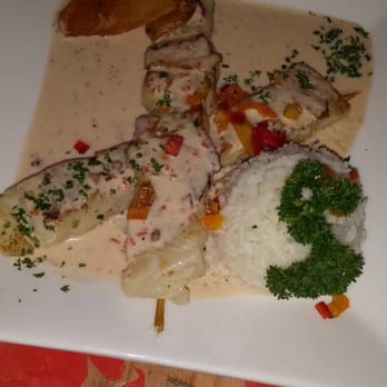 Bissap Baobab - Seafood Coco (sautéed tilapia w/ house coconut curry sauce).  A MUST-ORDER!!!  Sooooo GOOD! - Senegalese Near Me - San Francisco, California