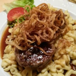Restaurant Café Abel - Zwiebelrostbraten - 18,80 Euro
