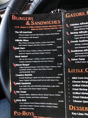 Menu photo 3 Lazy Gator Amarillo, TX Menu photo 3 Lazy Gator Amarillo, TX