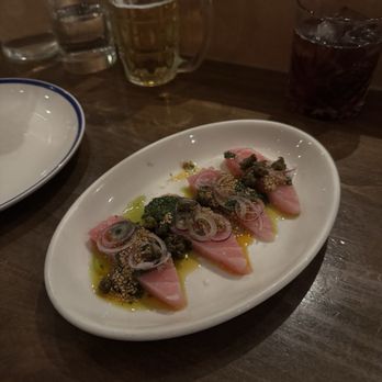 Ten Foot Henry - tuna crudo - Canadian (New) Near Me - Calgary, Alberta