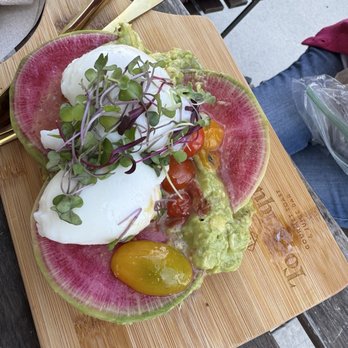 Toastique - Avocado smash plus 3 eggs - Juice Bars & Smoothies Near Me - Winter Garden, Florida Toastique - Avocado smash plus 3 eggs - Juice Bars & Smoothies Near Me - Winter Garden, Florida
