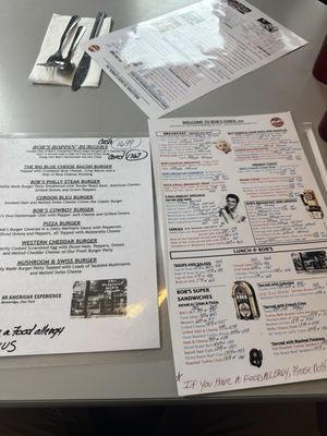 Menu photo 1 Bob's Diner Bainbridge, NY