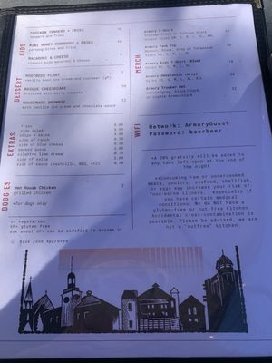 Menu photo 3 The Armory Sonora, CA