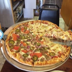 Half make your own have meat and jalapeño. It was good but the crust was too thin. Nothing special.