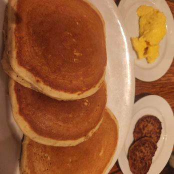 Spoons Cafe - Pancakes with sausage and eggs - New American Near Me - Baltimore, Maryland Spoons Cafe - Pancakes with sausage and eggs - New American Near Me - Baltimore, Maryland