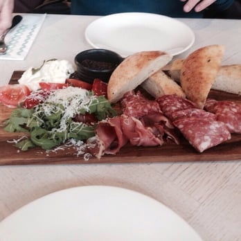 ASK Italian - Antipasto Classico Board - Buffalo Mozzarella, selection of meats, Tomato Salad and Rosemary & Sea Salt Bread - Italian Near Me - Manchester, MAN ASK Italian - Antipasto Classico Board - Buffalo Mozzarella, selection of meats, Tomato Salad and Rosemary & Sea Salt Bread - Italian Near Me - Manchester, MAN