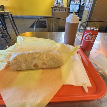 Roberto's Taco Shop - Rancho Bernardo - Carne Asada Burrito w/ hot sauce and a Coke! - Mexican Near Me - San Diego, California Roberto's Taco Shop - Rancho Bernardo - Carne Asada Burrito w/ hot sauce and a Coke! - Mexican Near Me - San Diego, California