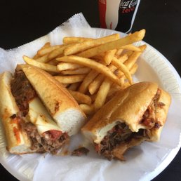 Small cheesesteak and fries! The special Small cheesesteak and fries! The special