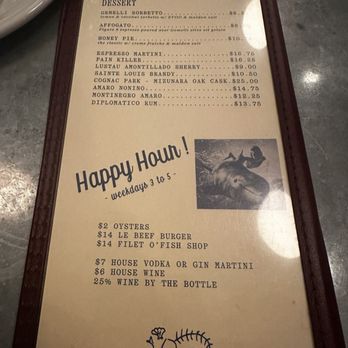 Fish Shop - Happy hour menu - Seafood Near Me - Austin, Texas