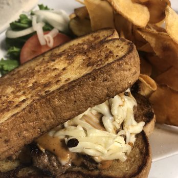 Lips to Hips Bakery & Cafe - Campfire burger. 1/2 lb patty, sautéed onions, campfire sauce and shredded mozzarella on toast. - Cafes Near Me - Bethany, Missouri Lips to Hips Bakery & Cafe - Campfire burger. 1/2 lb patty, sautéed onions, campfire sauce and shredded mozzarella on toast. - Cafes Near Me - Bethany, Missouri