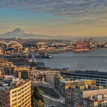 Arbor Place - View from the rooftop deck on the 25th floor - Apartments Near Me - Seattle, Washington Arbor Place - View from the rooftop deck on the 25th floor - Apartments Near Me - Seattle, Washington