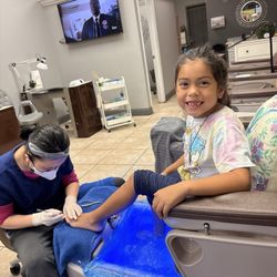 ND Nails & Spa - Baby girl getting her mani/pedi