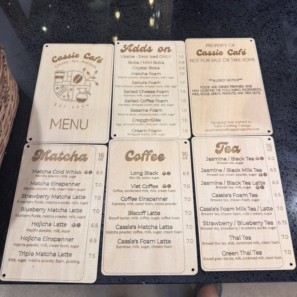 Cassie Cafe - Menu - Coffee & Tea Near Me - Santa Ana, California Cassie Cafe - Menu - Coffee & Tea Near Me - Santa Ana, California