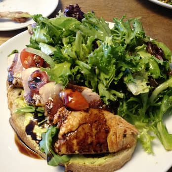 Ballast Point Brewing Long Beach - Open faced albacore sandwich with a side salad ($14). Side salad was pretty boring, sandwich was kind of soggy. - Breweries Near Me - Long Beach, California Ballast Point Brewing Long Beach - Open faced albacore sandwich with a side salad ($14). Side salad was pretty boring, sandwich was kind of soggy. - Breweries Near Me - Long Beach, California