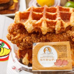 Grab-N-Geaux - Grab-N-Geaux: Chicken-N-Waffle Sandwich