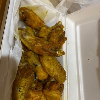 Touch Down Wings - chicken wings in a styrofoam container - Chicken Wings Near Me - Garland, Texas Touch Down Wings - chicken wings in a styrofoam container - Chicken Wings Near Me - Garland, Texas
