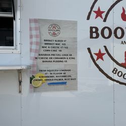 Boots BBQ & Catering - Food truck menu