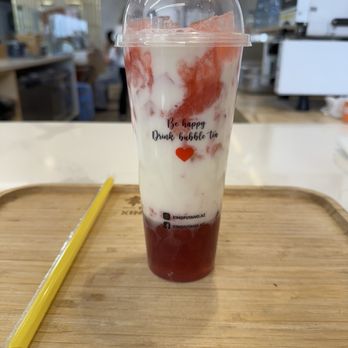 Xing Fu Tang - Strawberry milk (9) Strawberry Boba Milk - Bubble Tea Near Me - Mesa, Arizona Xing Fu Tang - Strawberry milk (9) Strawberry Boba Milk - Bubble Tea Near Me - Mesa, Arizona