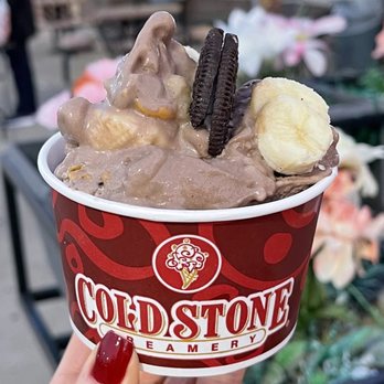 Cold Stone Creamery - Vegan Silk don't cry over spilled milk almond milk ice cream - Ice Cream & Frozen Yogurt Near Me - Rosemont, Illinois Cold Stone Creamery - Vegan Silk don't cry over spilled milk almond milk ice cream - Ice Cream & Frozen Yogurt Near Me - Rosemont, Illinois