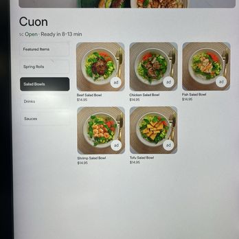 Cuon - menu - Vietnamese Near Me - Costa Mesa, California