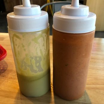 Ale Taco - Sauces Red one is super hot very tasty - Tacos Near Me - Lewisville, Texas Ale Taco - Sauces Red one is super hot very tasty - Tacos Near Me - Lewisville, Texas