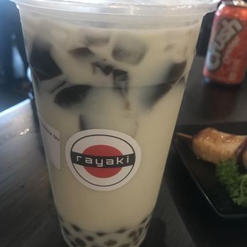 Rayaki - Cherry Hill - Matcha milk bubble tea w/grass jelly - Ramen Near Me - Cherry Hill, New Jersey Rayaki - Cherry Hill - Matcha milk bubble tea w/grass jelly - Ramen Near Me - Cherry Hill, New Jersey