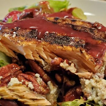 River Birch Lodge - Salmon on the Very Berry Salmon Salad - New American Near Me - Winston-Salem, North Carolina River Birch Lodge - Salmon on the Very Berry Salmon Salad - New American Near Me - Winston-Salem, North Carolina