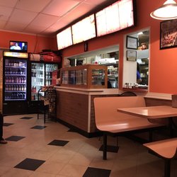 Brother's Pizza II Cape May - Inside counter of Brothers