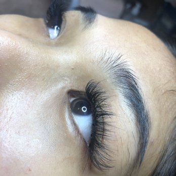 Royalty Lashes - wispy cat eye style (volume) - Eyelash Service Near Me - Fontana, California