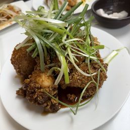 Garlic soy spring onion Garlic soy spring onion