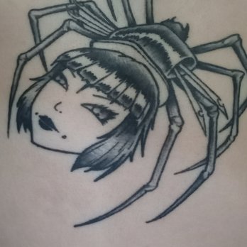 Traditional Ink - Spider lady - Tattoo Near Me - Mesa, Arizona Traditional Ink - Spider lady - Tattoo Near Me - Mesa, Arizona