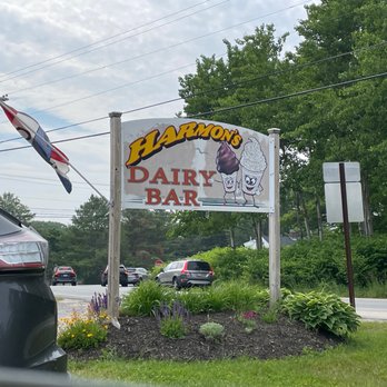 Harmon's Dairy Bar - a sign for a dairy bar - Ice Cream & Frozen Yogurt Near Me - Scarborough, Maine Harmon's Dairy Bar - a sign for a dairy bar - Ice Cream & Frozen Yogurt Near Me - Scarborough, Maine