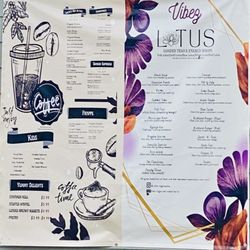 Vibez Coffee & Loaded Tea - Menu..
