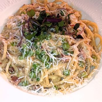 Ruocco’s Restaurant - Pasta carbonara. - Italian Near Me - Boynton Beach, Florida Ruocco’s Restaurant - Pasta carbonara. - Italian Near Me - Boynton Beach, Florida