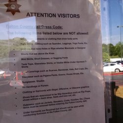 Fulton County Jail - Important information.