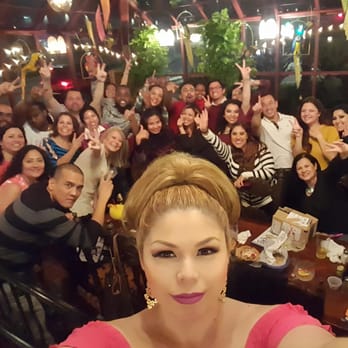 Casa De Pico - Our awesome hostess Jackie taking a group picture of us - Mexican Near Me - La Mesa, California