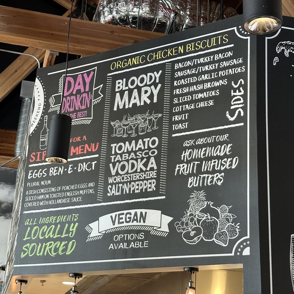 Brunch & Sip - Charcoal Art Wall - Coffee & Tea Near Me - Phoenix, Arizona