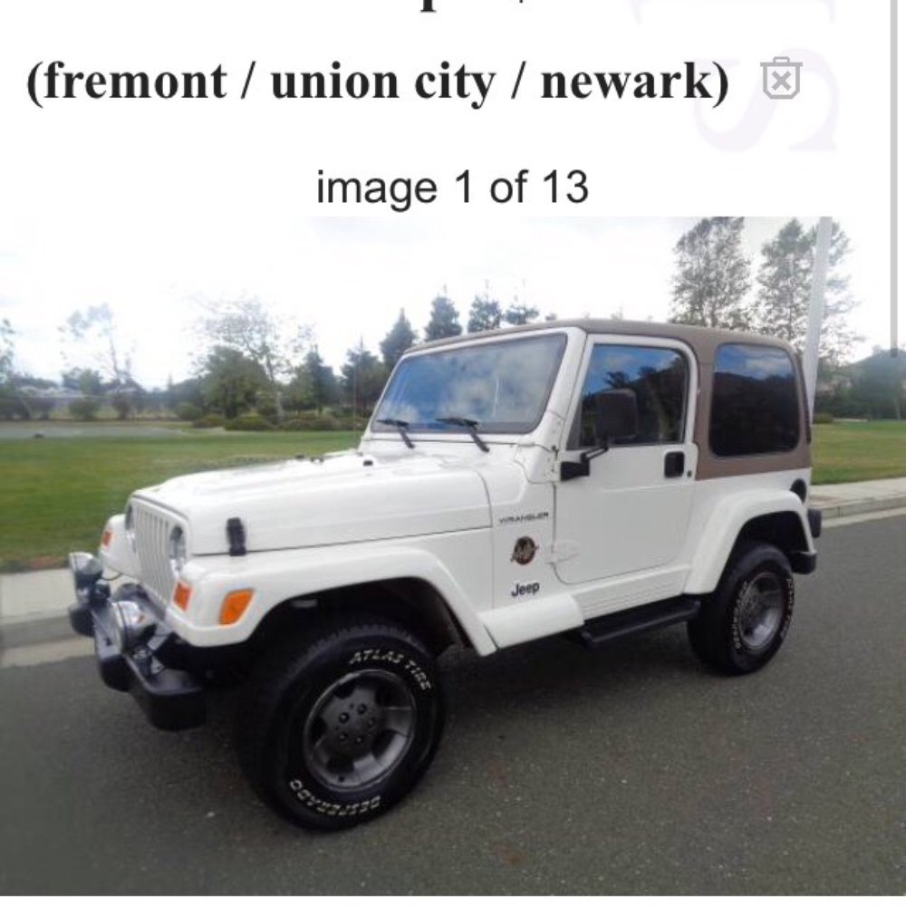 A very nice 2002 Jeep Sohail ended up telling us not to buy because it had a broken sub-frame!!! A very nice 2002 Jeep Sohail ended up telling us not to buy because it had a broken sub-frame!!!