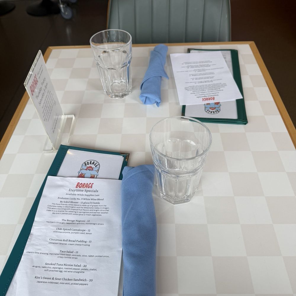 Table set up