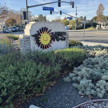 Tom’s Chino - Sign outside - American Near Me - Chino, California Tom’s Chino - Sign outside - American Near Me - Chino, California