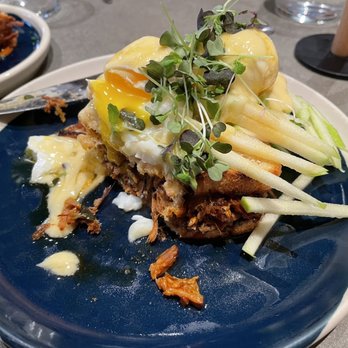 Five5eeds - Pulled Pork Benedict - Coffee & Tea Near Me - Park City, Utah Five5eeds - Pulled Pork Benedict - Coffee & Tea Near Me - Park City, Utah