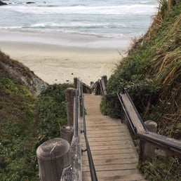 About a 15 minute walk to get to the beach