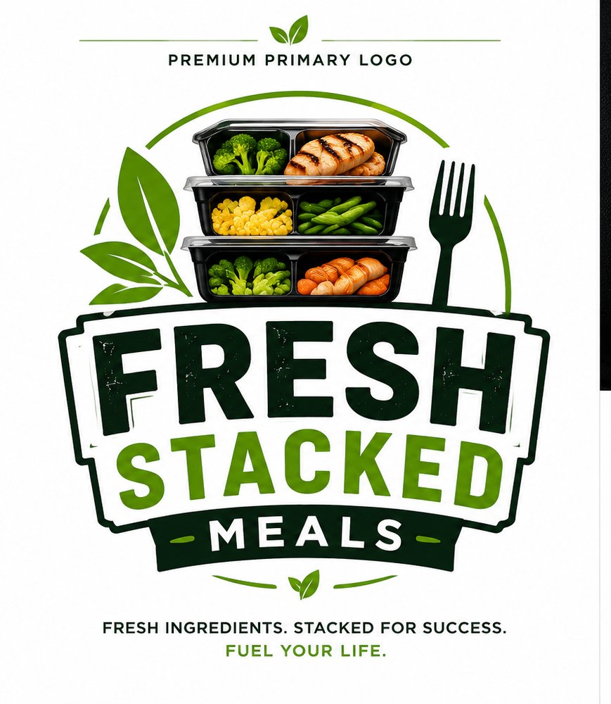 Fresh Stacked Meal Logo