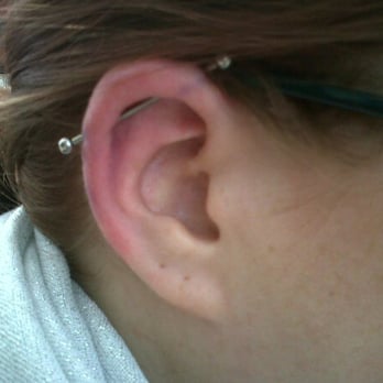 Ink Spot - Fresh industrial done by Chris. - Tattoo Near Me - Ottawa, Ontario