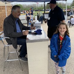 Lakeshore Chinooks - Getting a hat signed by Rollie Fingers