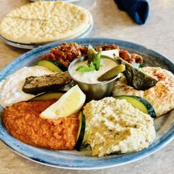 Bosphorous Turkish Cuisine - The mixed appetizer is delicious!